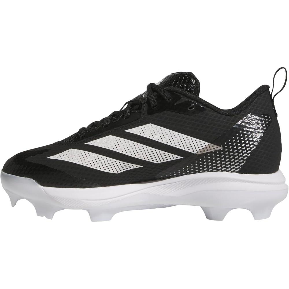 image:imageadidas UnisexChild Adizero Instict 20 TPU SoftballBlackWhiteSilver Metallic