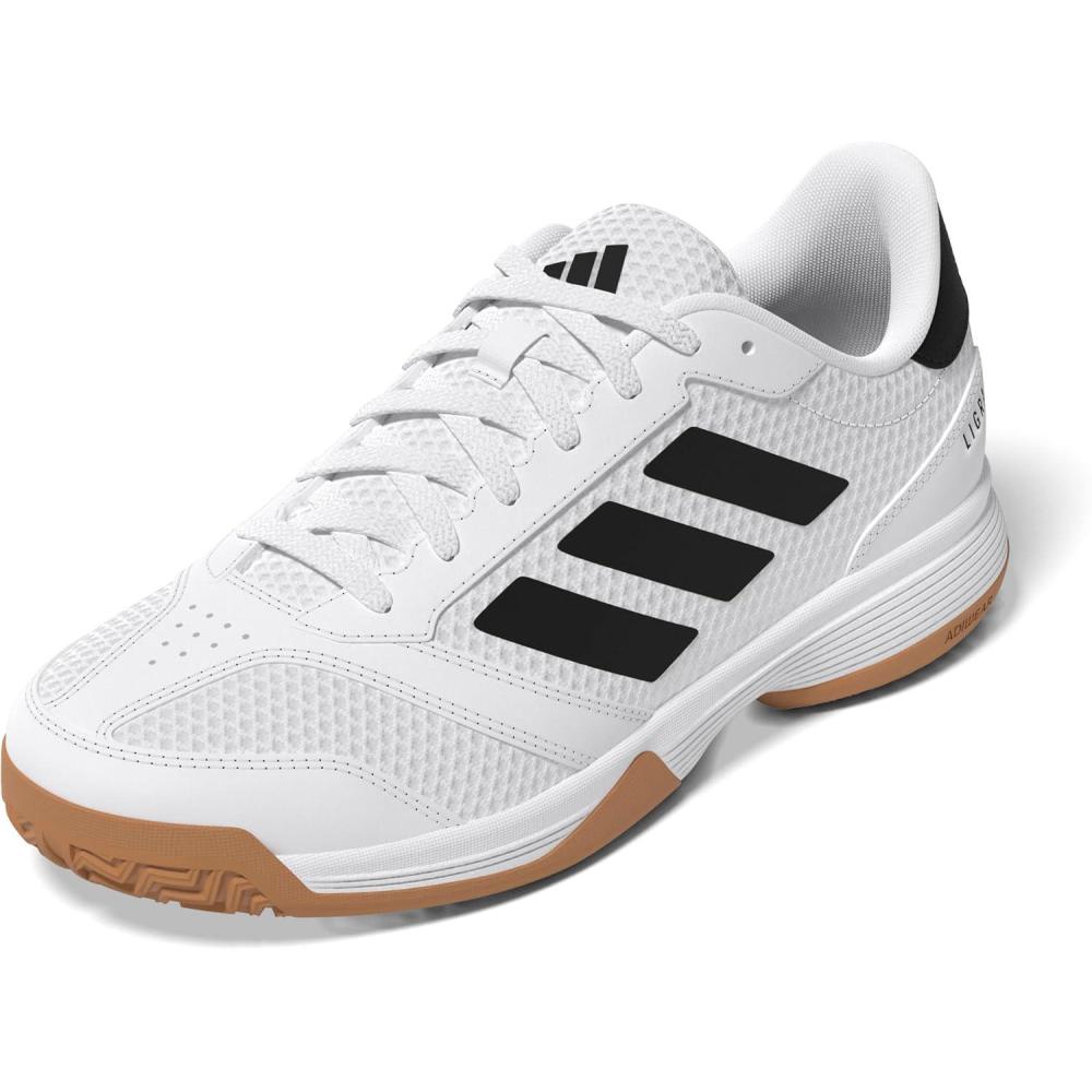 image:imageadidas UnisexChild Ligra 8 IndoorWhiteBlackWhite