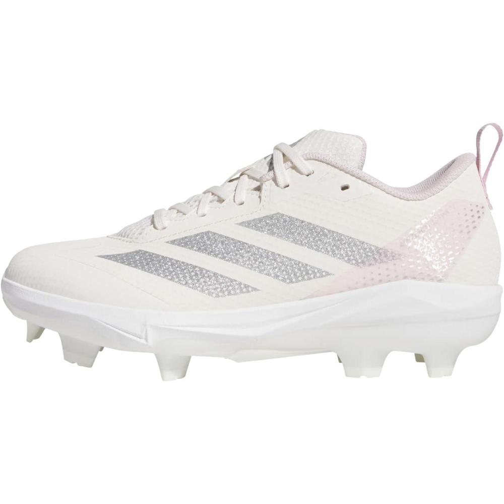 image:imageadidas Womens Adizero Instict TPU 20 Softball Chalk WhiteSilver MetallicClear Pink 8
