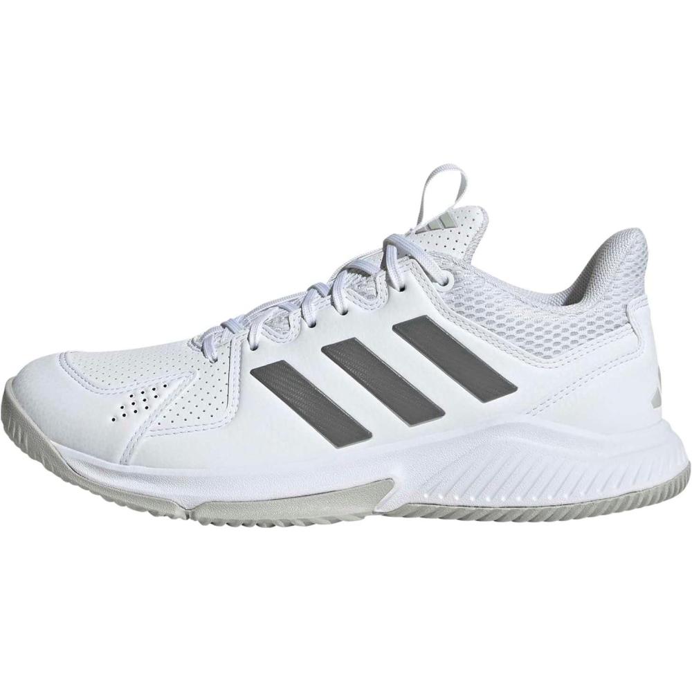 image:imageadidas Womens Court Flight IndoorWhiteDark GreyGrey