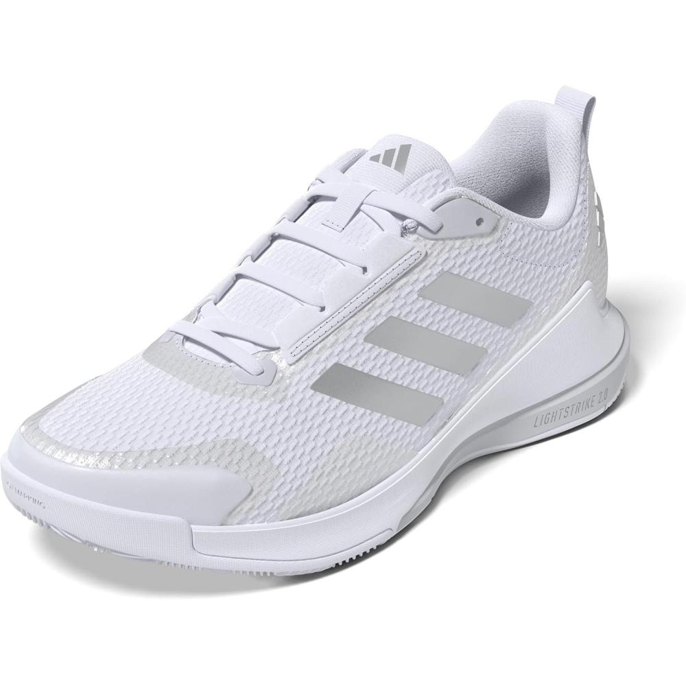 image:imageadidas Womens Novaflight 2 IndoorWhiteSilver MetallicWhite