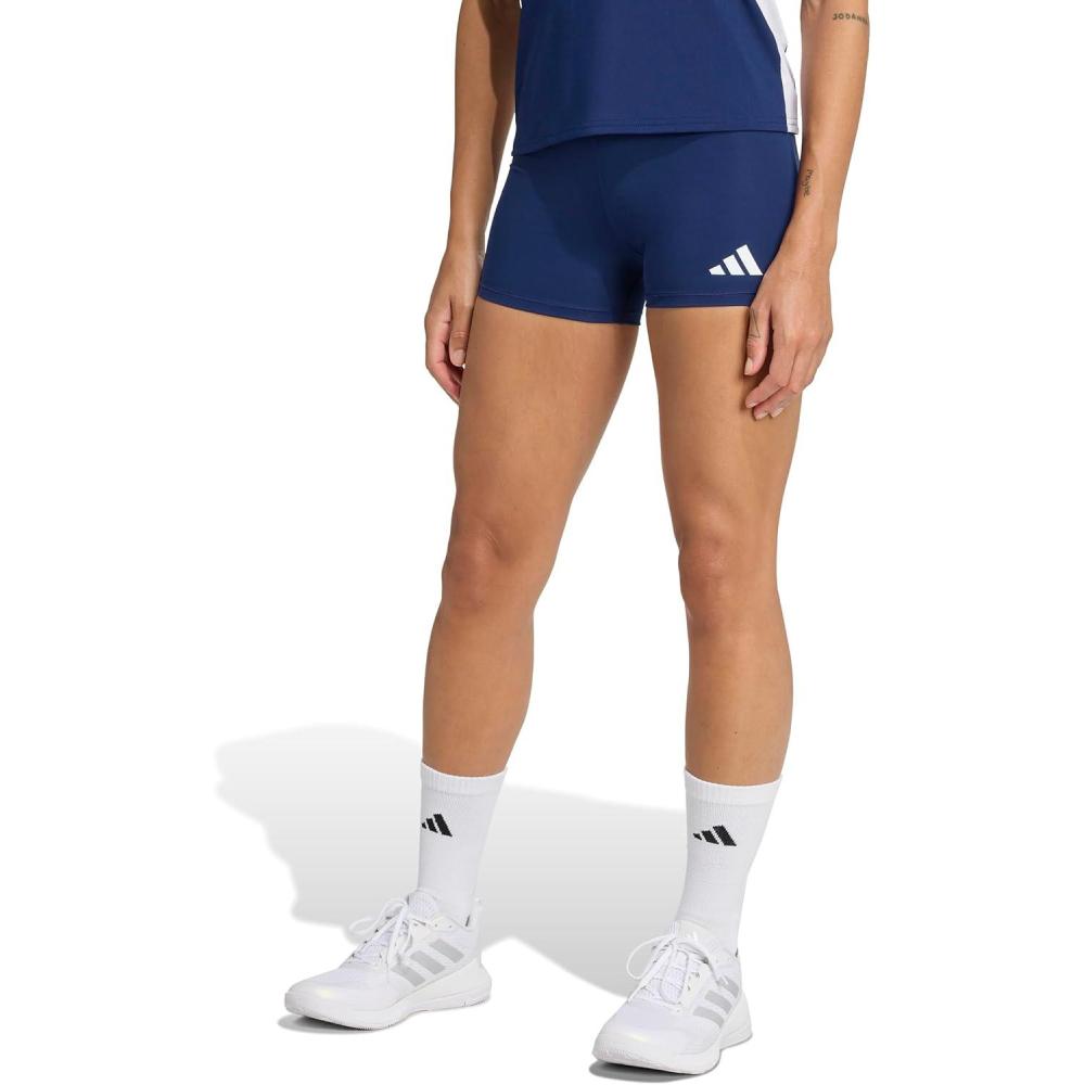 image:imageadidas Womens Techfit PeriodProof Volleyball Tight ShortsTeam Navy Blue