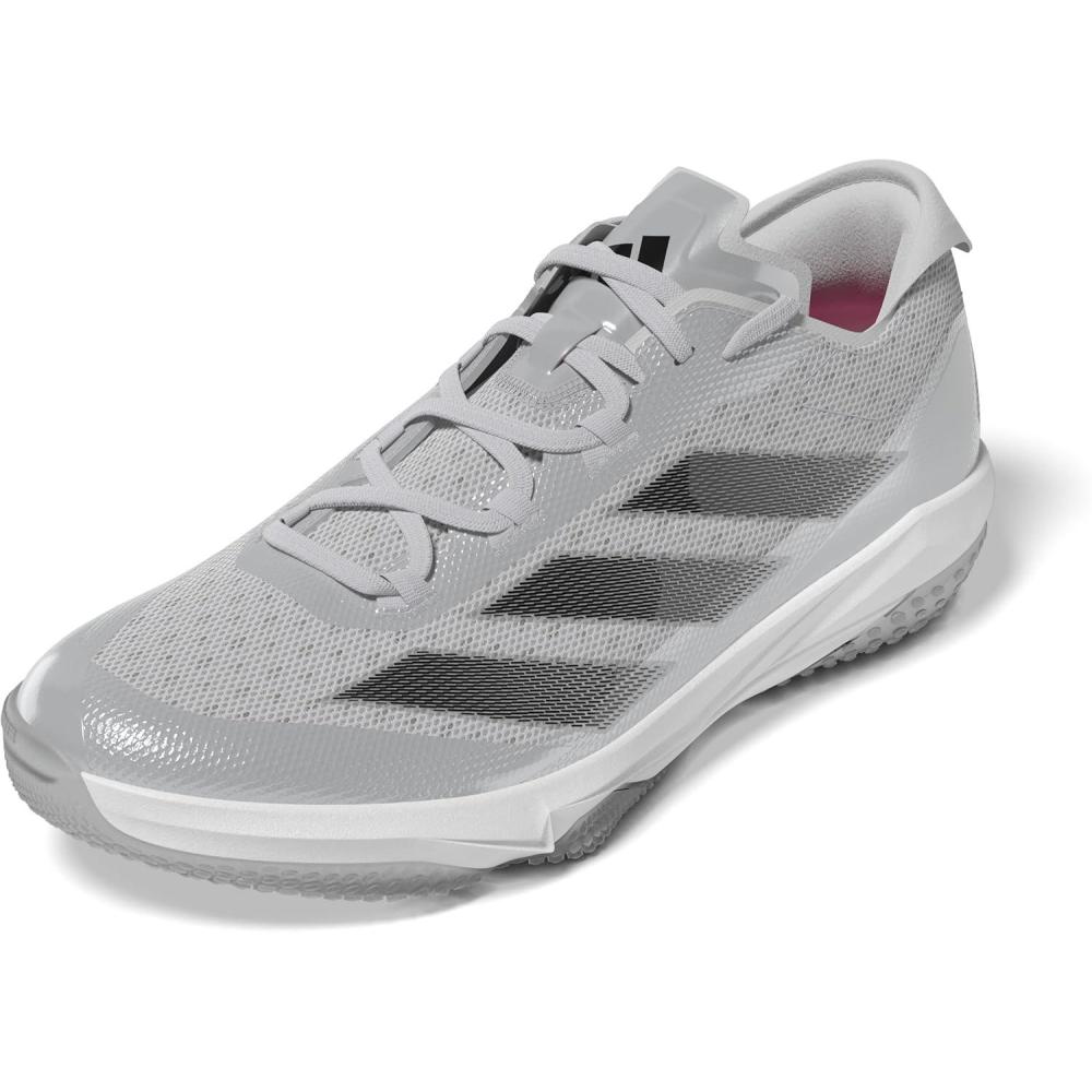 image:imageadidas Womens Train Essentials Boxy Workout Crew Neck Short Sleeve Athletic Casual Tops Casual WhiteSilver MetallicBlackGrey
