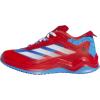 Vivid Red/White
