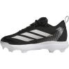 Black/White/Silver Metallic