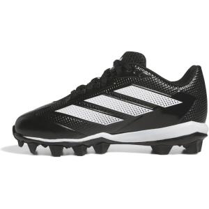 adidas Kids’ Adizero Instinct 2.0 Molded Rubber Softball(Black/White/White)