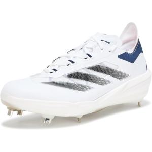 adidas Men’s Adizero Impact Baseball(White/Black/Team Navy Blue)