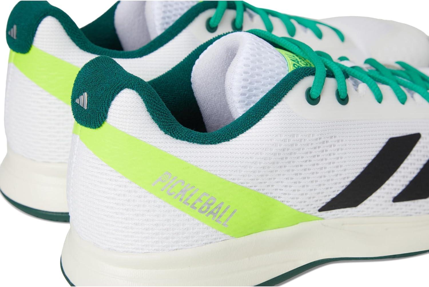 image:imageAdidas Mens Courtflash PickleballWhiteBlackCollegiate Green
