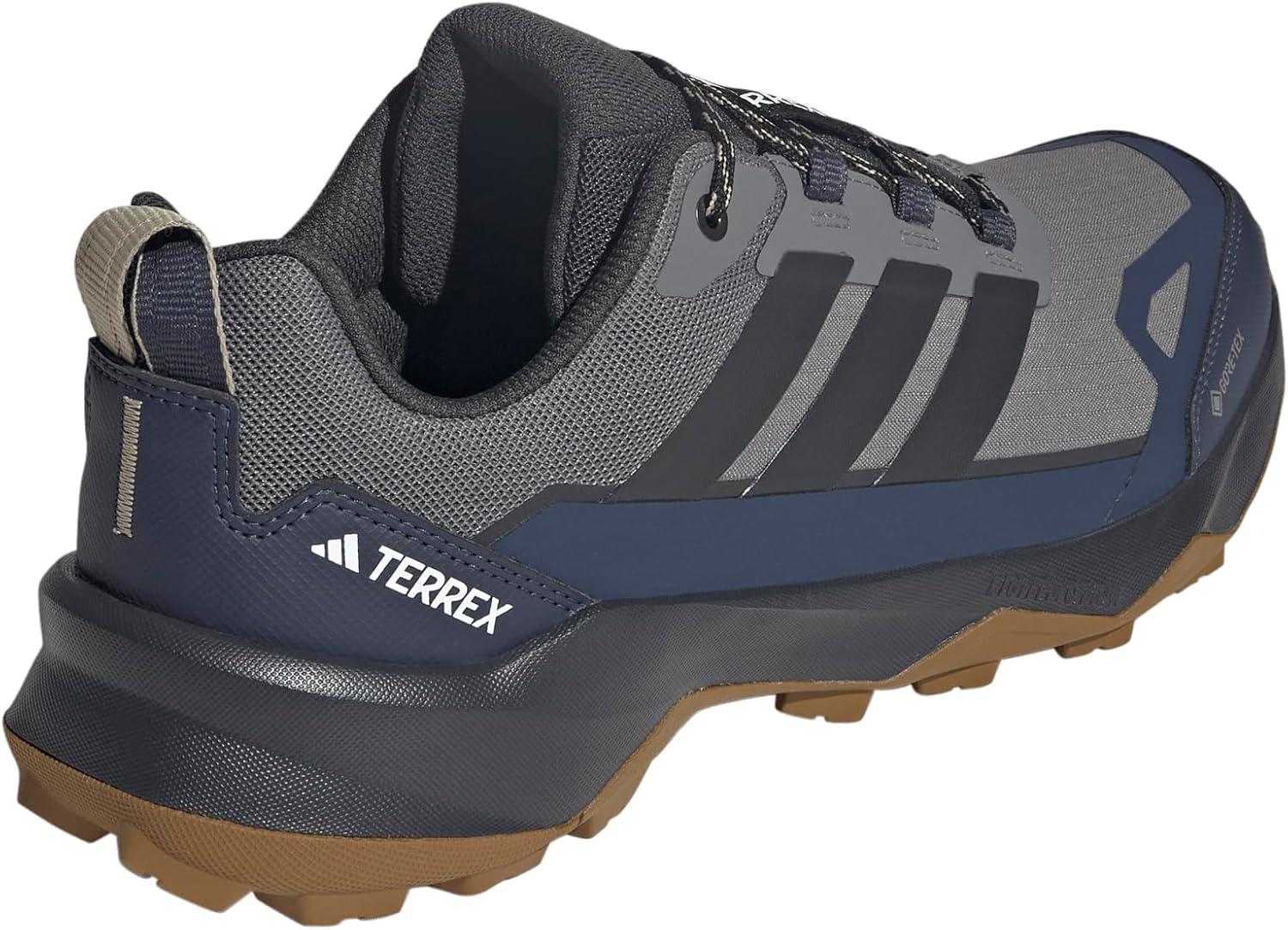 image:imageAdidas Mens Terrex Skychaser Ax5 Goretex Hiking ShoesGreyCarbonShadow Navy