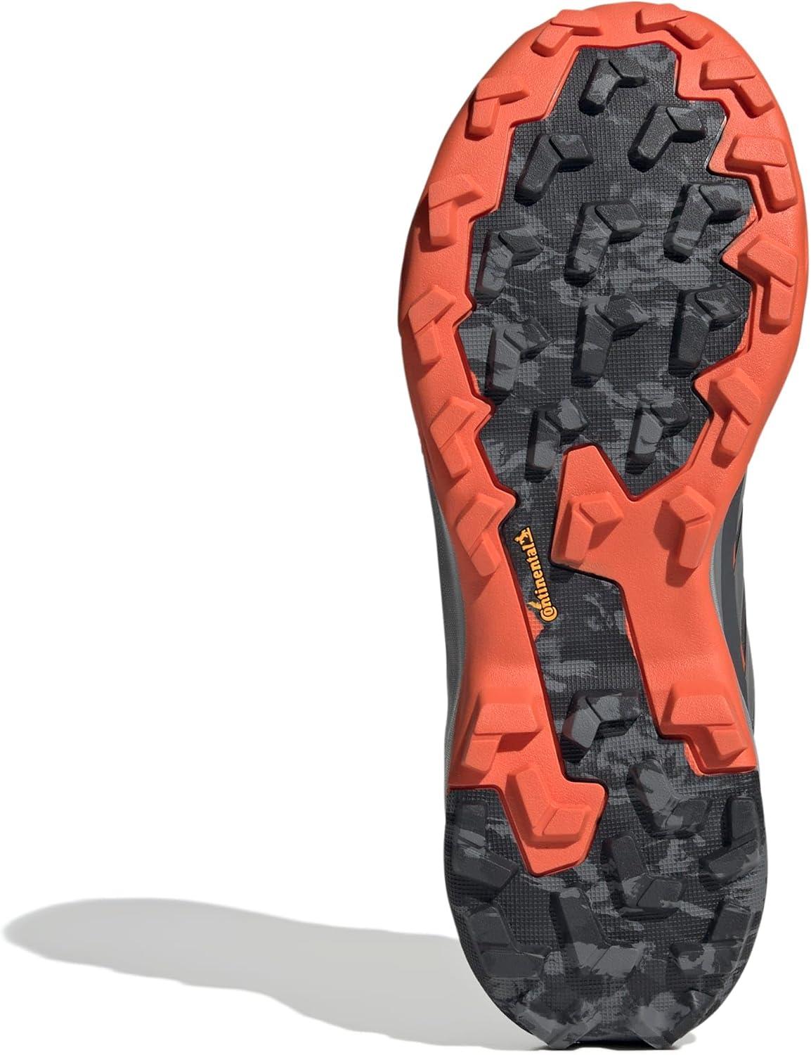 image:imageAdidas Mens Terrex Skychaser Ax5 Goretex Hiking ShoesGreySilver MetallicSemi Impact Orange