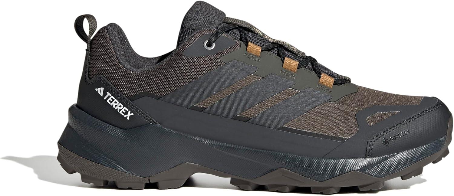 image:imageAdidas Mens Terrex Skychaser Ax5 Goretex Hiking ShoesShadow Olive Carbon Bronze Strata