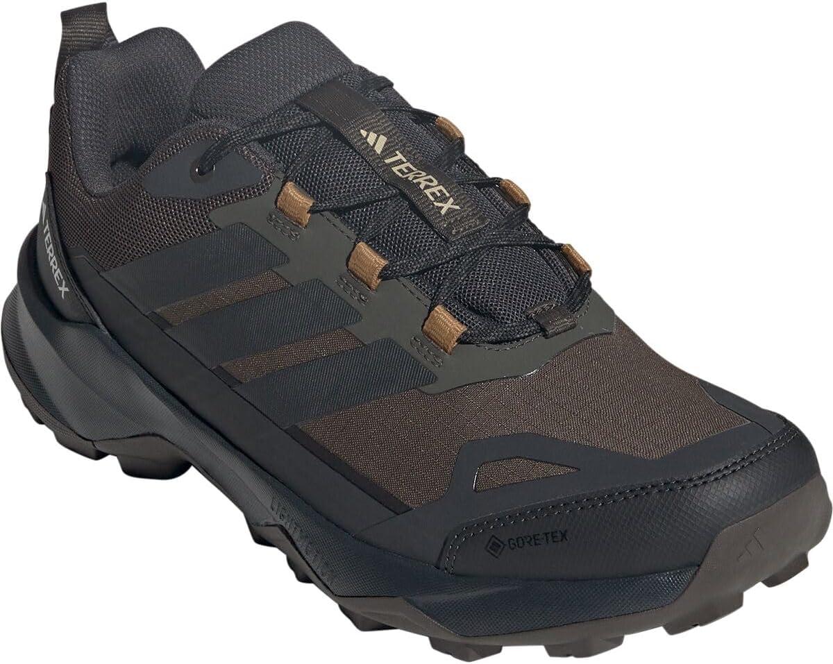 image:imageAdidas Mens Terrex Skychaser Ax5 Goretex Hiking ShoesShadow OliveCarbonBronze Strata