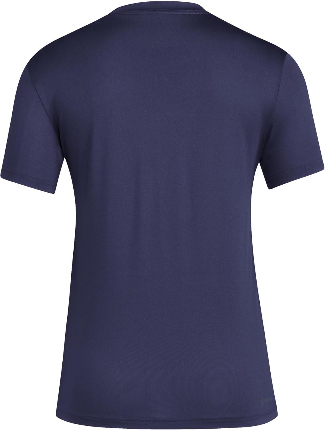 image:imageAdidas Womens Club Tennis Climacool 3Stripes TShirtTeam Navy BlueLa Gallaxy