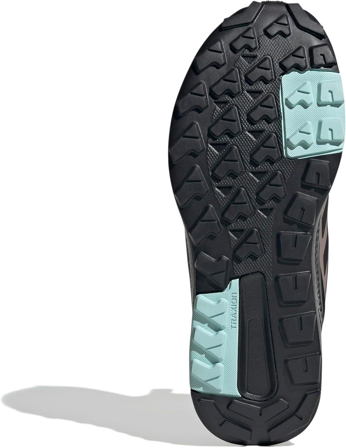 image:imageAdidas Womens Terrex Anylander Mid Top Rainrdy Hiking SneakersAurora PlumBlackTrace Brown