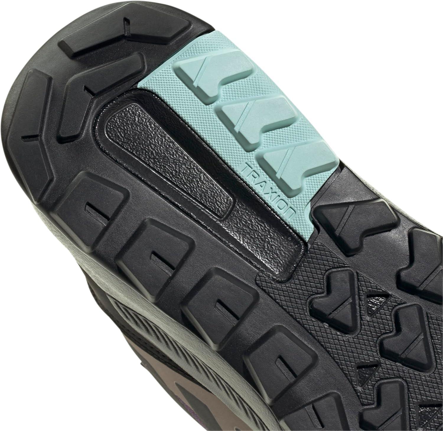image:imageAdidas Womens Terrex Anylander Mid Top Rainrdy Hiking SneakersAurora PlumBlackTrace Brown