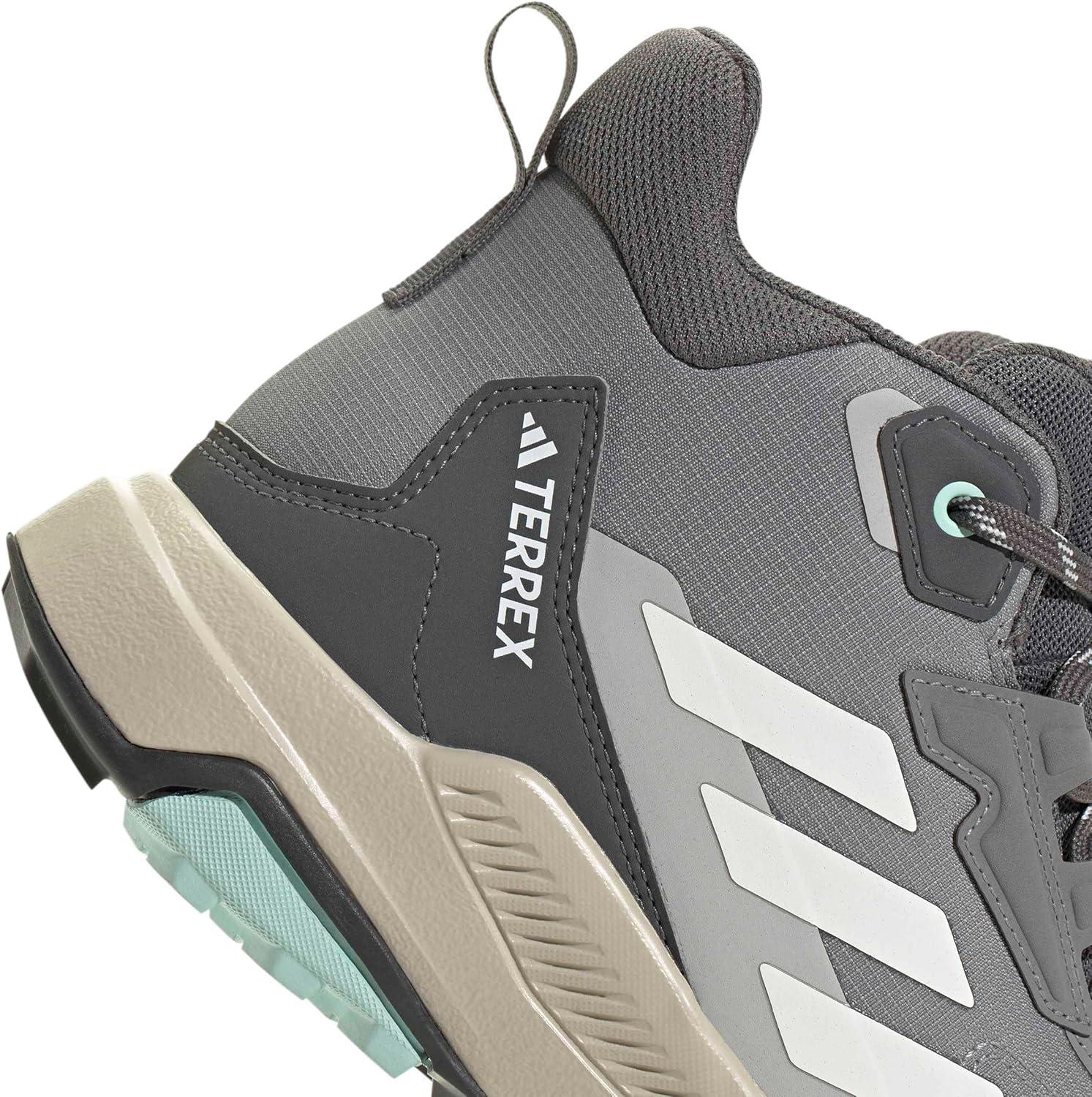 image:imageAdidas Womens Terrex Anylander Mid Top Rainrdy Hiking SneakersGreyOff WhiteGrey