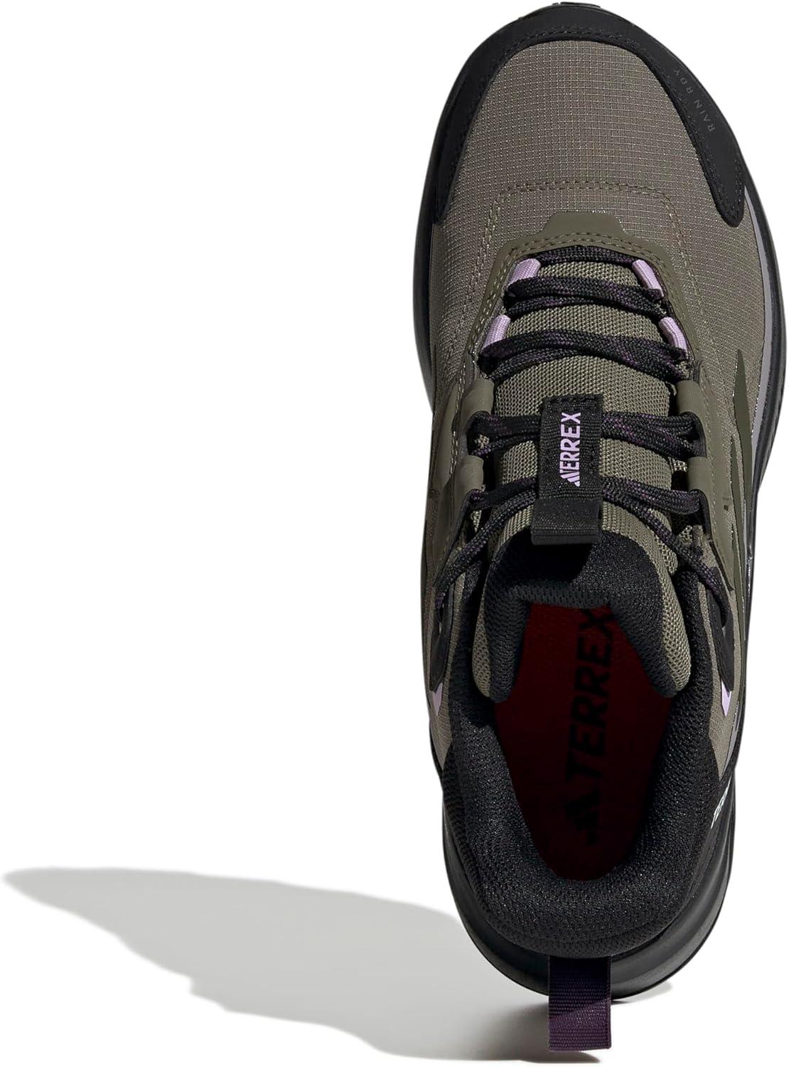 image:imageAdidas Womens Terrex Anylander Mid Top Rainrdy Hiking SneakersOlive StrataNight CargoBlack