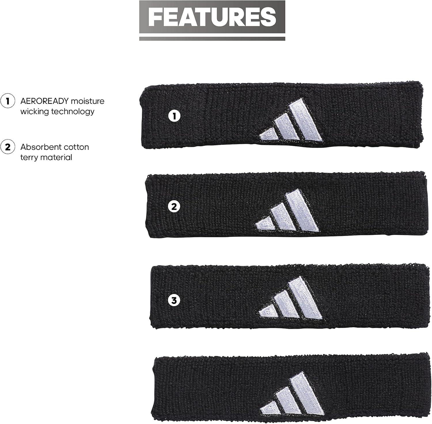 image:imageadidas Interval Muscle Bicep Band MultipackBlackWhite