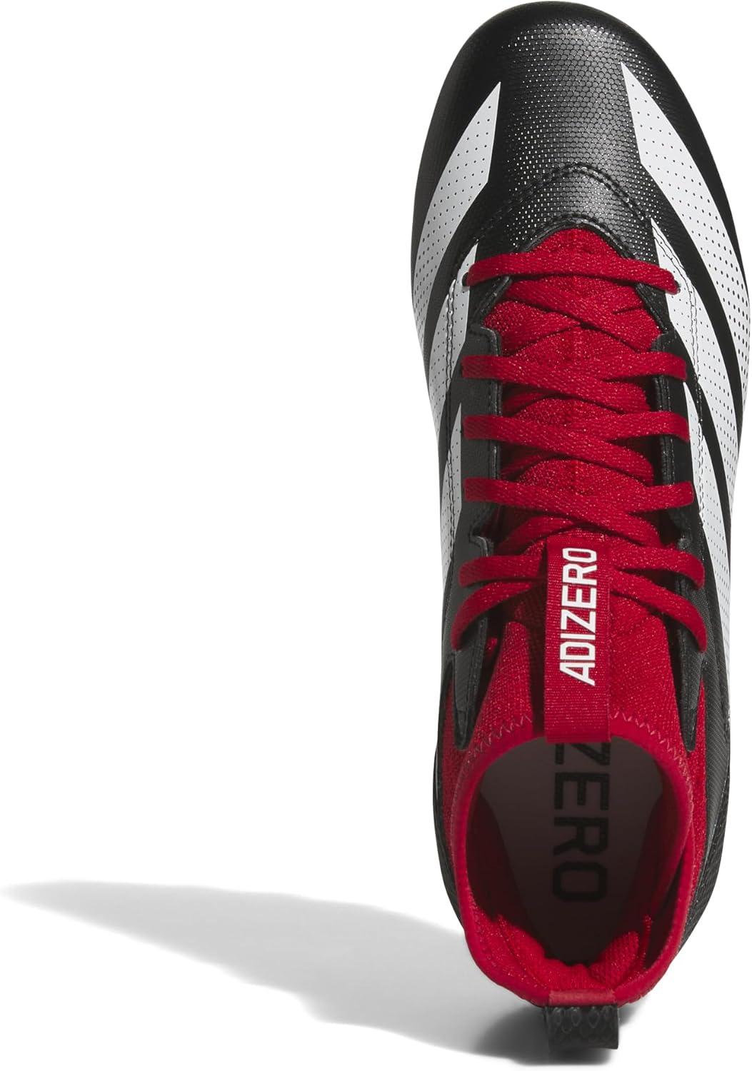 image:imageadidas Mens Adizero Impact2 American FootballBlackWhiteTeam Power Red