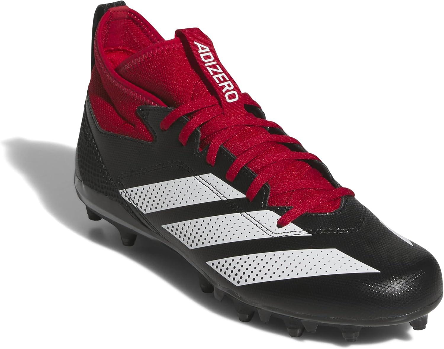 image:imageadidas Mens Adizero Impact2 American FootballBlackWhiteTeam Power Red