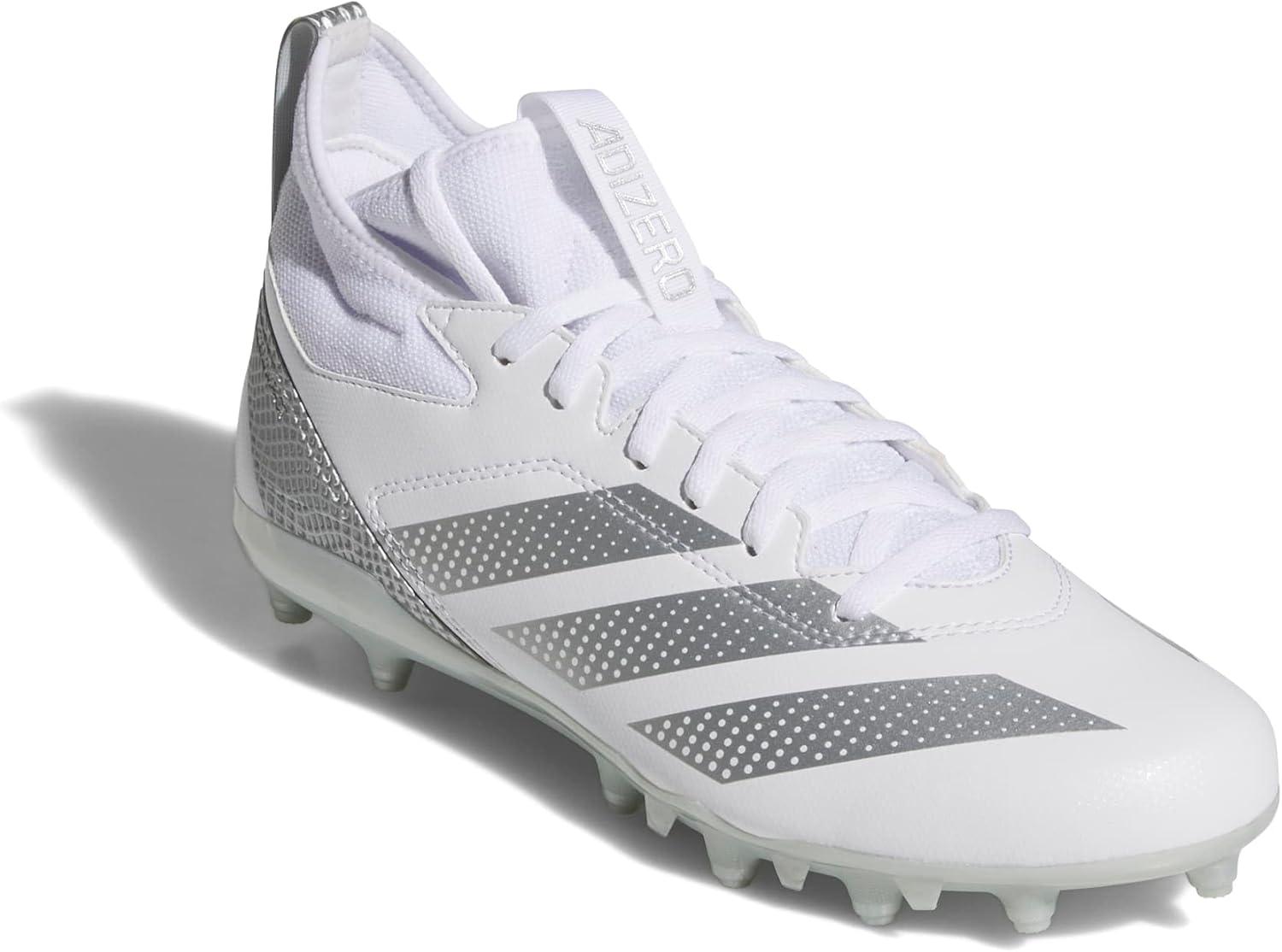 image:imageadidas Mens Adizero Impact2 American FootballWhiteSilver MetallicWhite