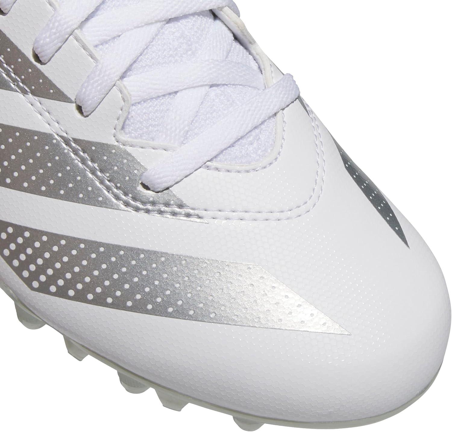 image:imageadidas Mens Adizero Impact2 American FootballWhiteSilver MetallicWhite