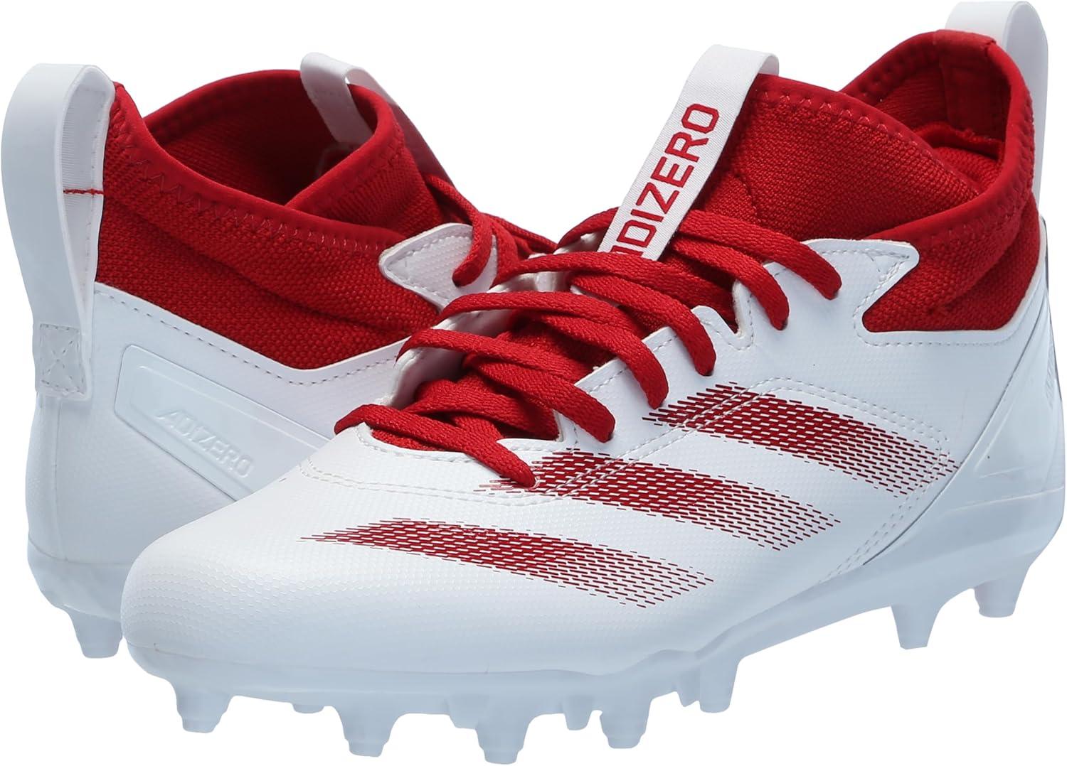 image:imageadidas Mens Adizero Impact2 American FootballWhiteTeam Power RedWhite