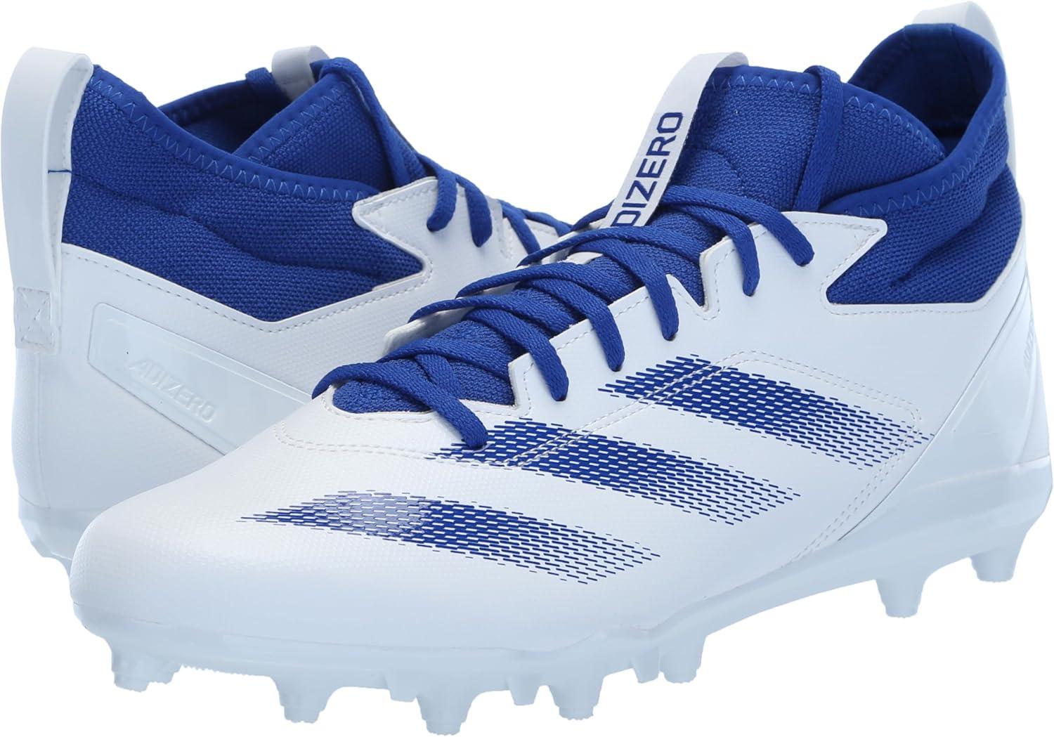 image:imageadidas Mens Adizero Impact2 American FootballWhiteTeam Royal BlueWhite