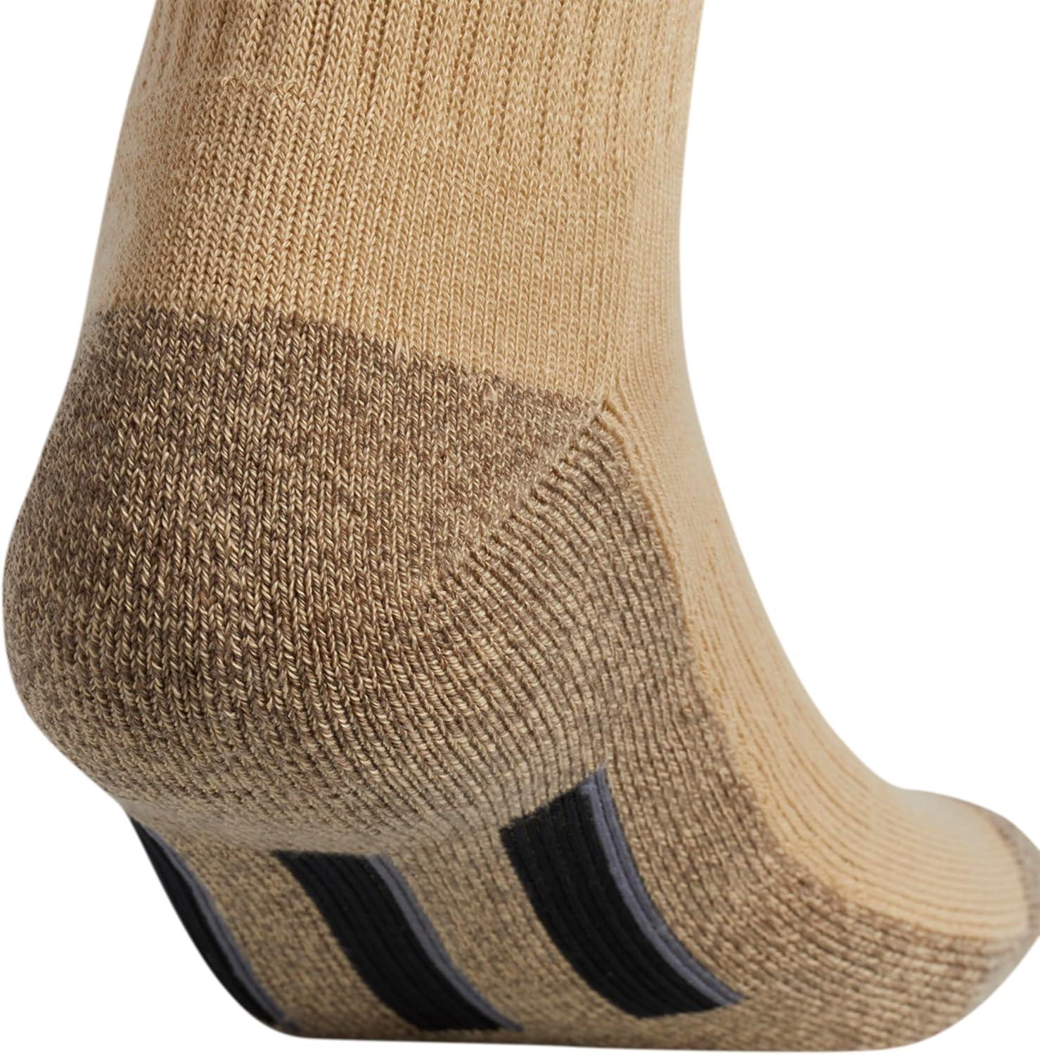 image:imageadidas Mens Cushioned X Socks 3 Pairs Multiple Heights Durable amp ComfortableBeige ToneBlanch CargoBlackQuarter3