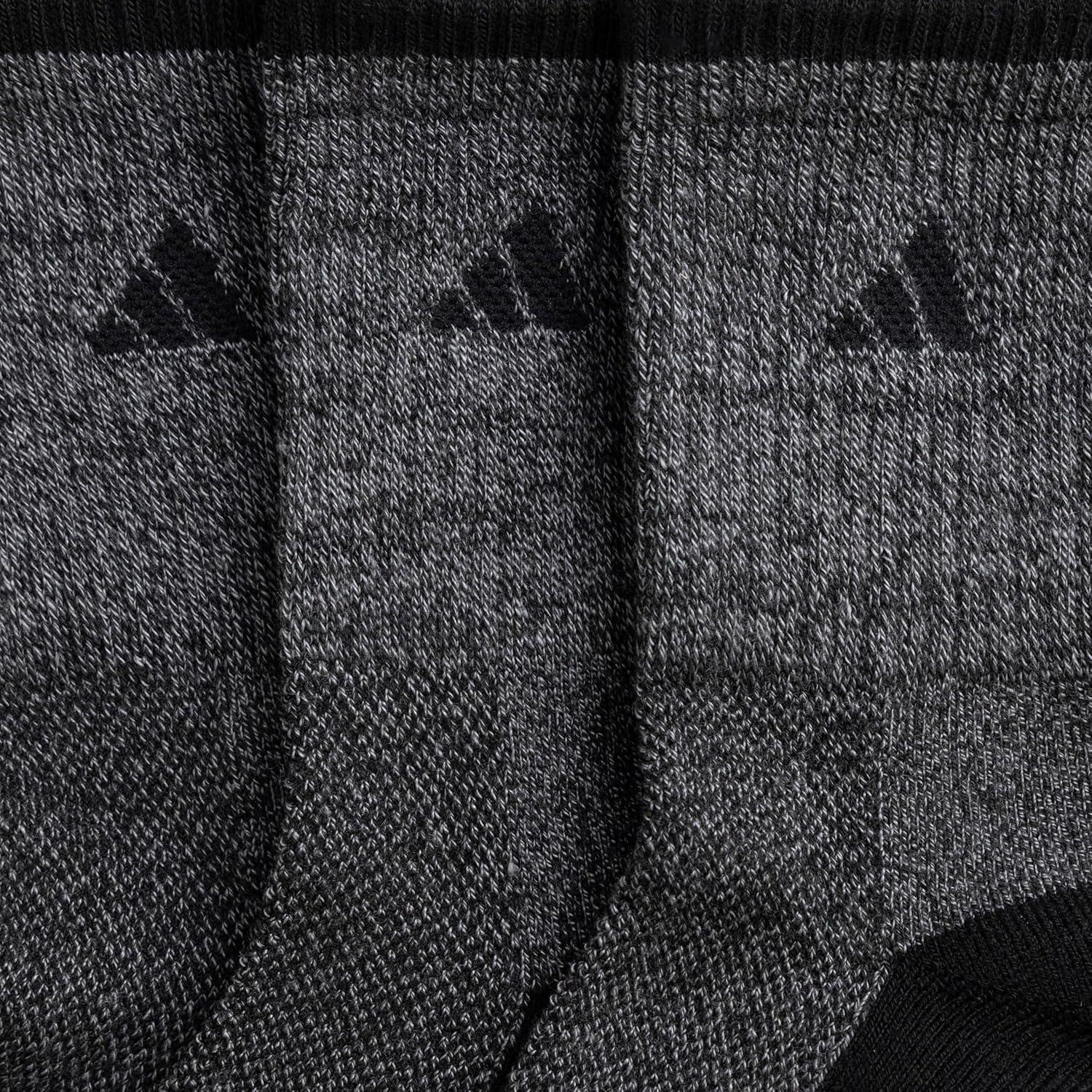 image:imageadidas Mens Cushioned X Socks 3 Pairs Multiple Heights Durable amp ComfortableBlackOnix GreyMidcrew4