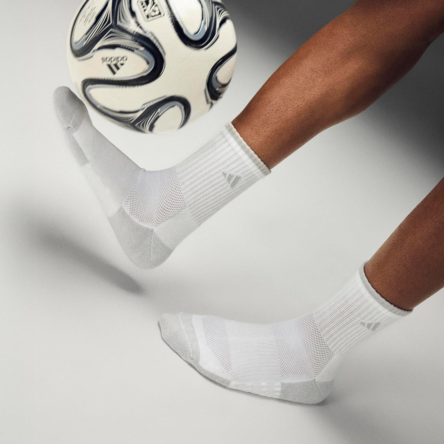 image:imageadidas Mens Cushioned X Socks 3 Pairs Multiple Heights Durable amp ComfortableBlackOnix GreyMidcrew4
