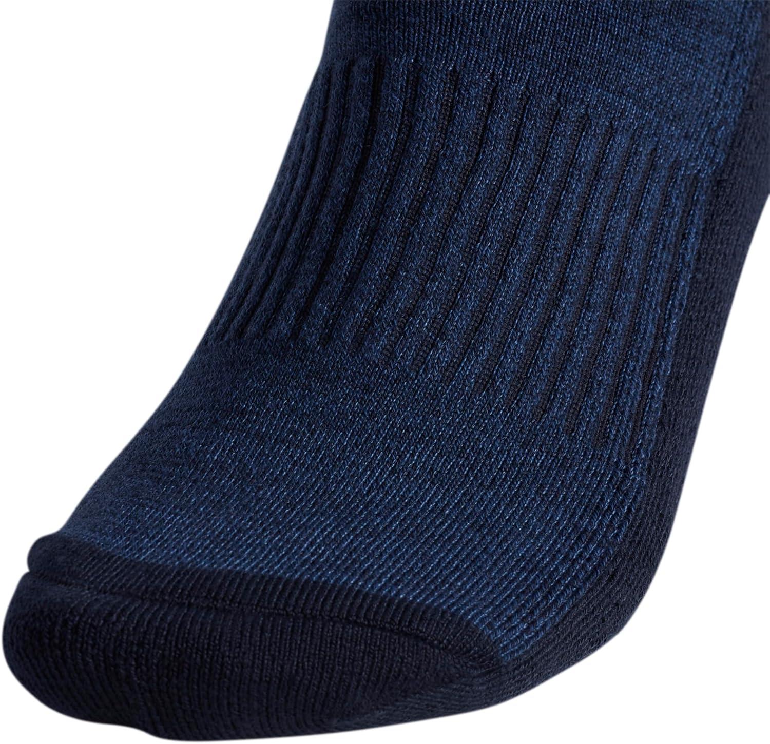 image:imageadidas Mens Cushioned X Socks 3 Pairs Multiple Heights Durable amp ComfortableNight Marine BlueLegend Ink BlueGreyMidcrew3
