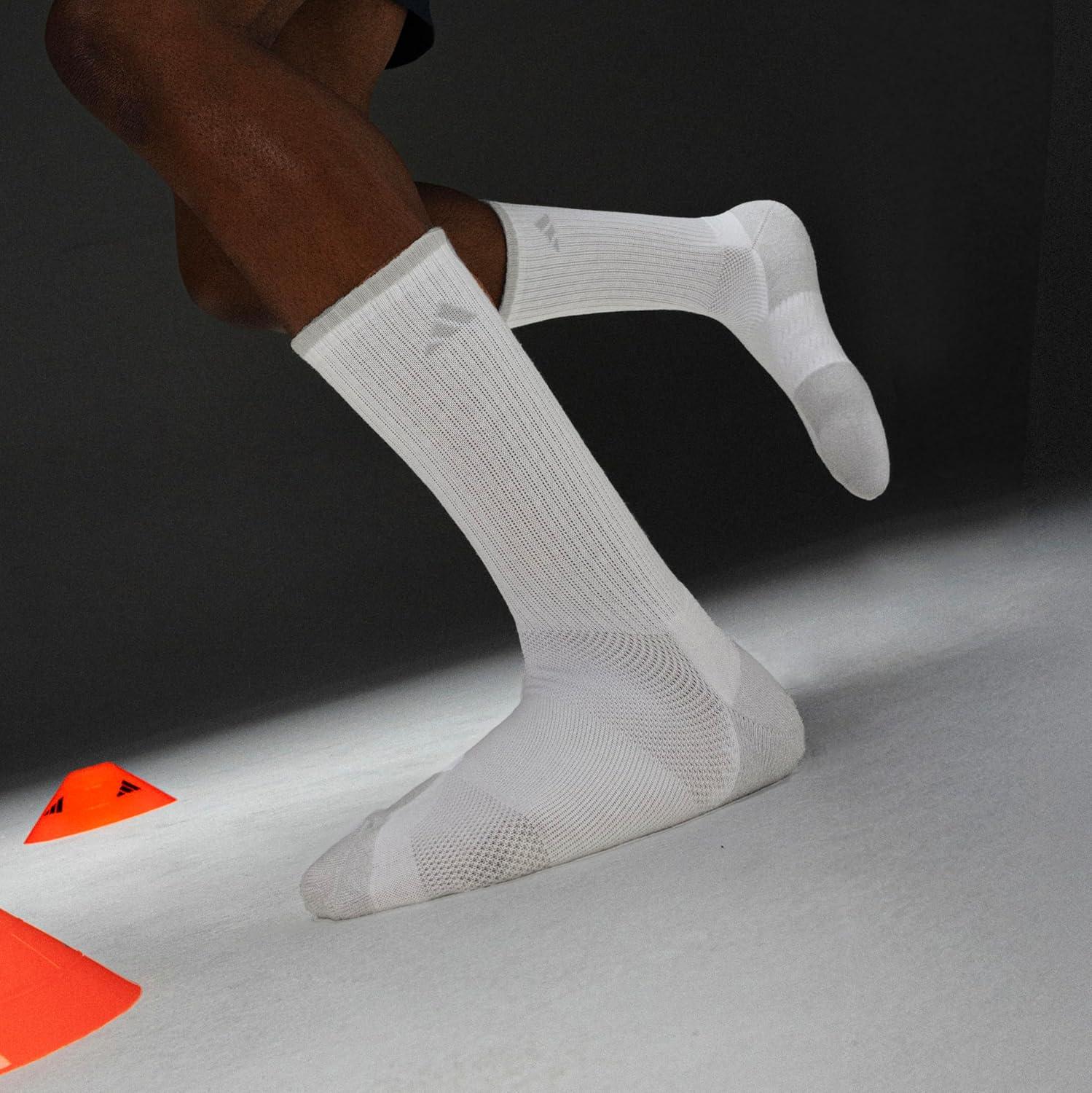 image:imageadidas Mens Cushioned X Socks 3 Pairs Multiple Heights Durable amp ComfortableOnix GreyGreyCrew4