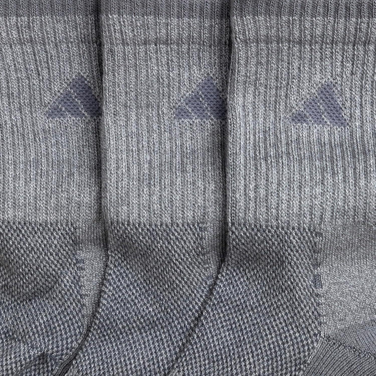image:imageadidas Mens Cushioned X Socks 3 Pairs Multiple Heights Durable amp ComfortableOnix GreyGreyMidcrew4
