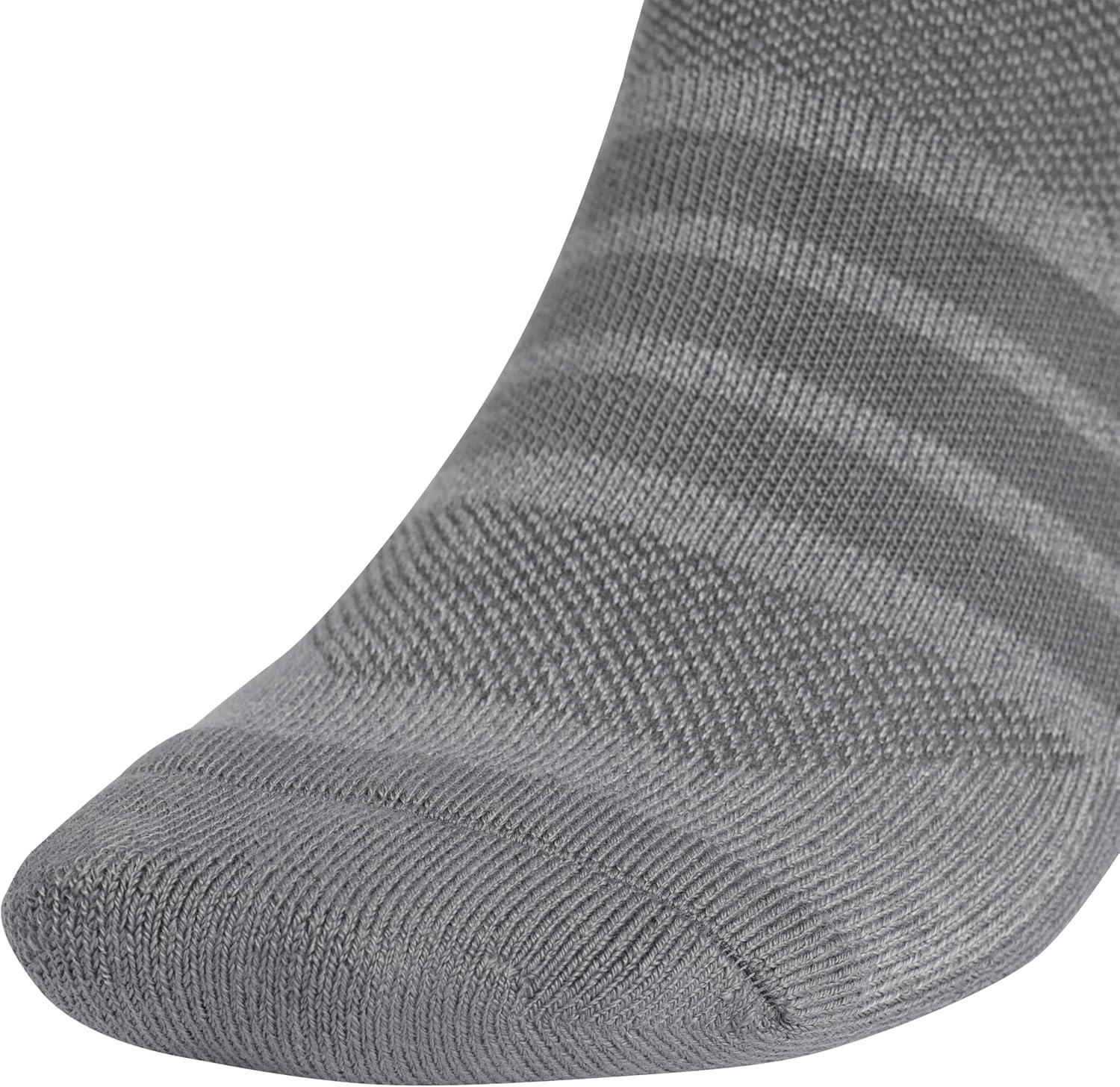 image:imageadidas Mens Cushioned X Socks 3 Pairs Multiple Heights Durable amp ComfortableOnix GreyGreyMidcrew4