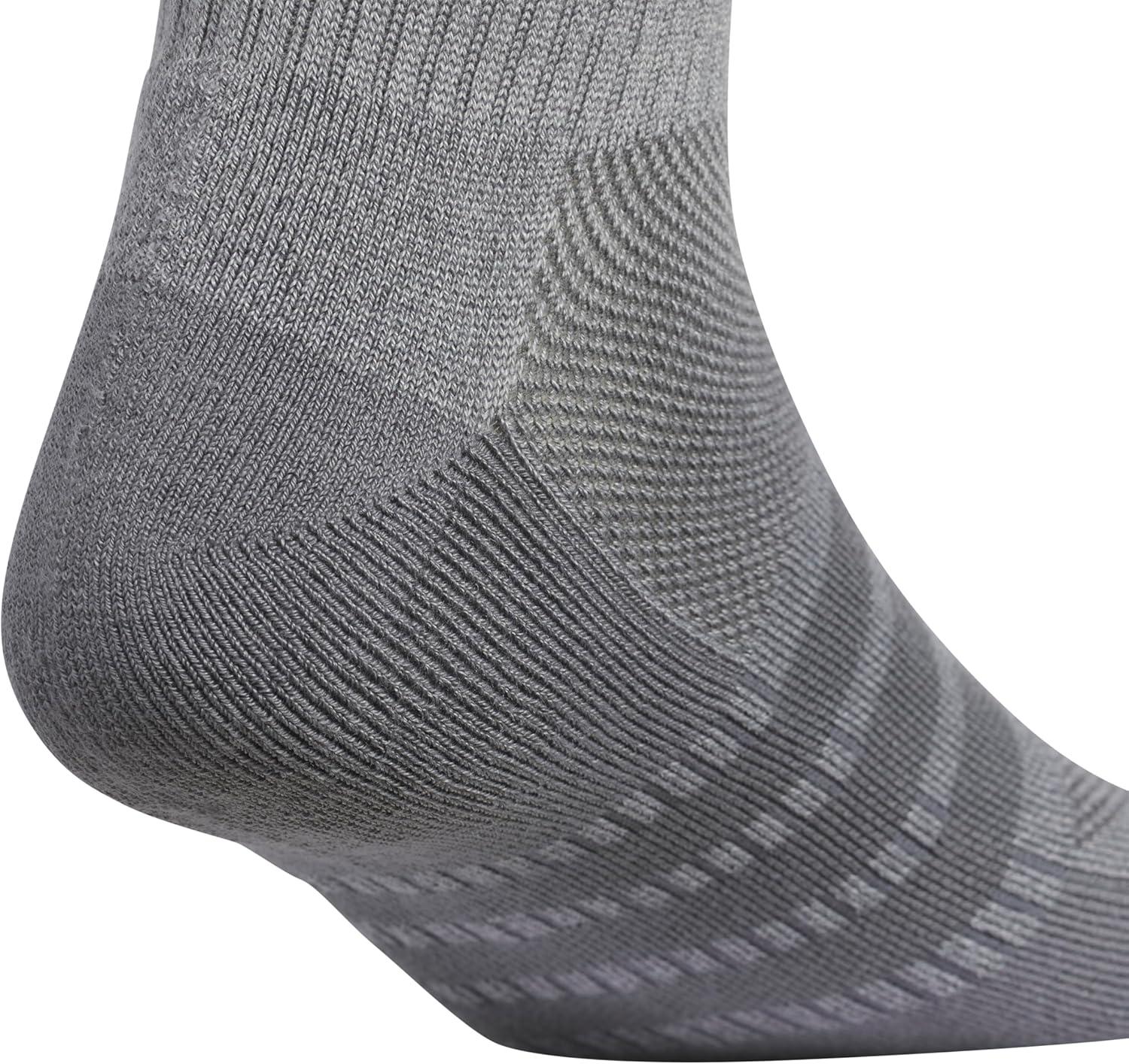 image:imageadidas Mens Cushioned X Socks 3 Pairs Multiple Heights Durable amp ComfortableOnix GreyGreyQuarter4