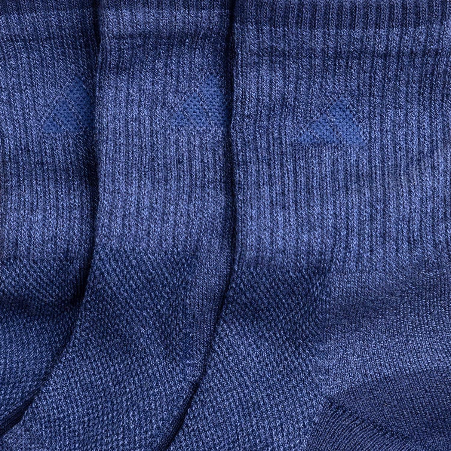 image:imageadidas Mens Cushioned X Socks 3 Pairs Multiple Heights Durable amp ComfortableTech Indigo BlueDark BlueMidcrew4