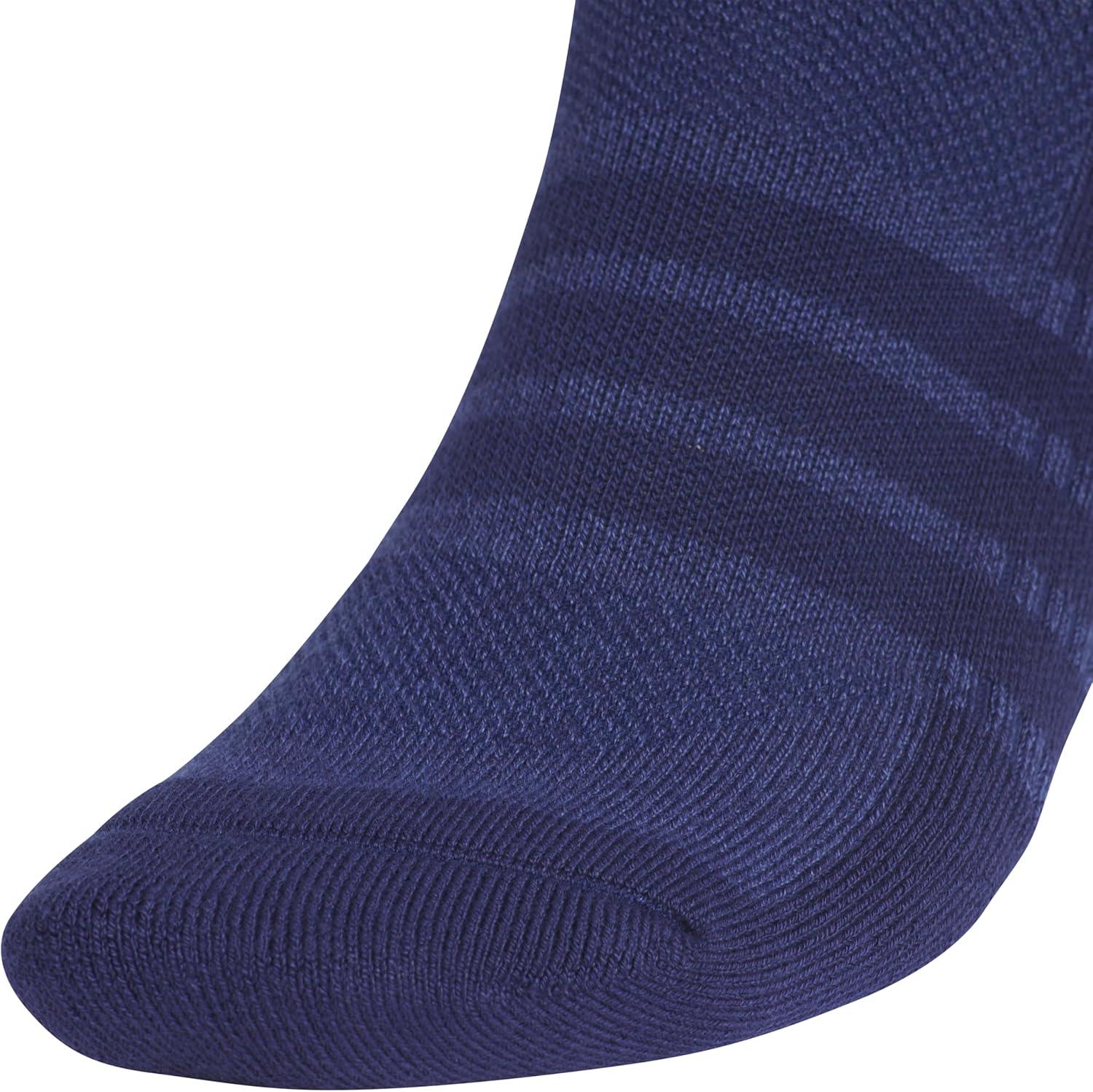 image:imageadidas Mens Cushioned X Socks 3 Pairs Multiple Heights Durable amp ComfortableTech Indigo BlueDark BlueQuarter4