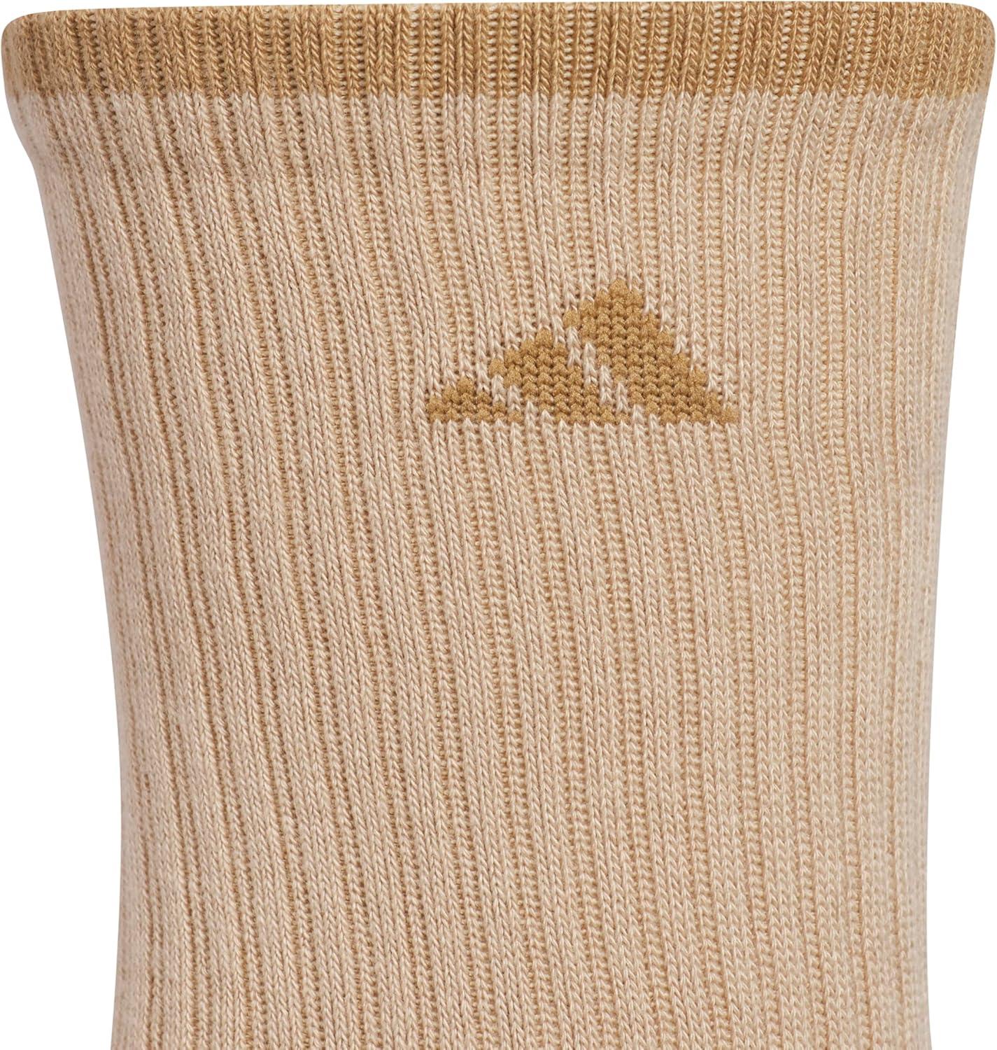 image:imageadidas Mens Cushioned X Socks 3 Pairs Multiple Heights Durable amp ComfortableWarm Sandstone Beige Raw DesertCrew4