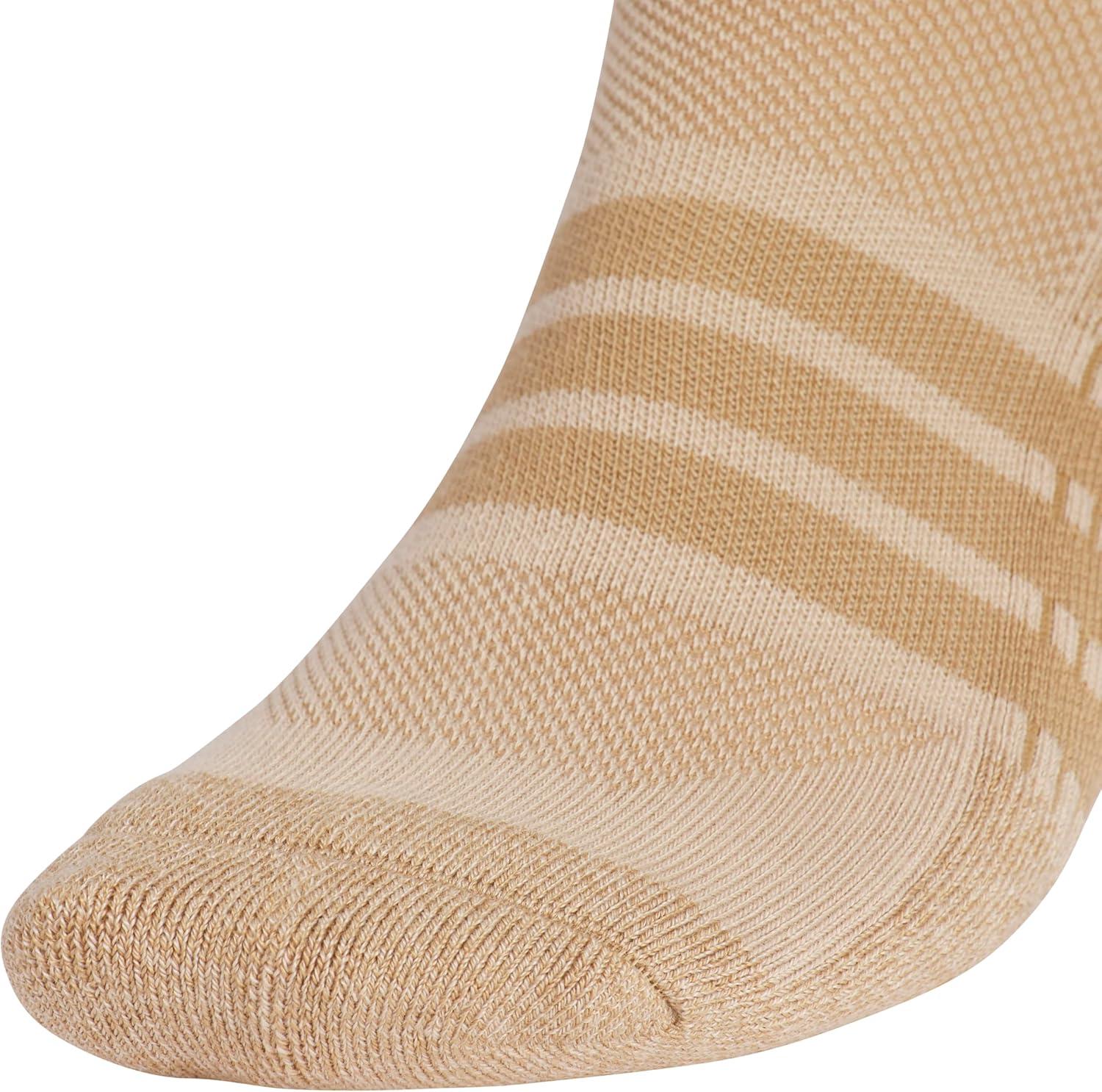 image:imageadidas Mens Cushioned X Socks 3 Pairs Multiple Heights Durable amp ComfortableWarm Sandstone Beige Raw DesertQuarter4