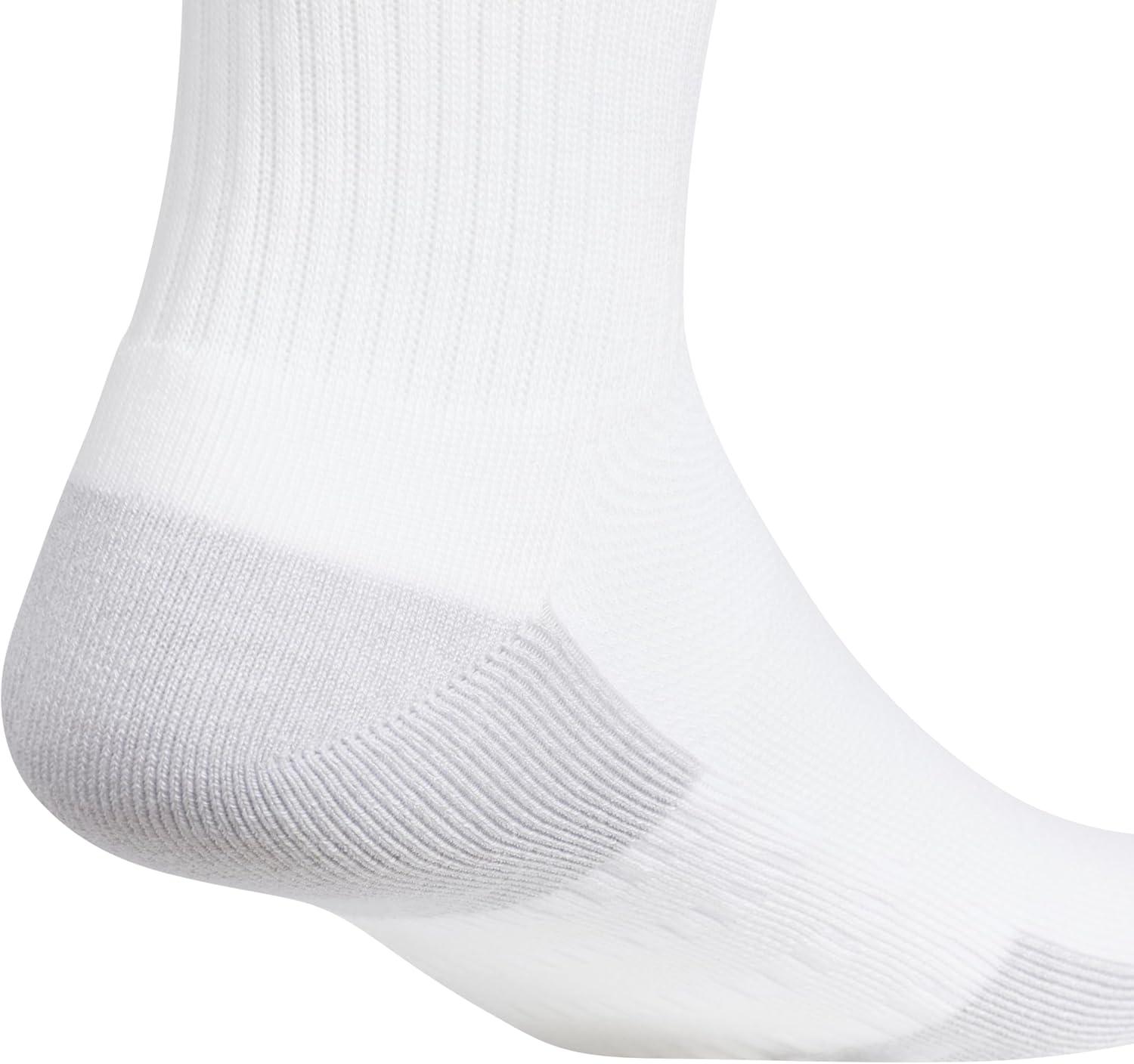 image:imageadidas Mens Cushioned X Socks 3 Pairs Multiple Heights Durable amp ComfortableWhiteClear Onix GreyCrew4