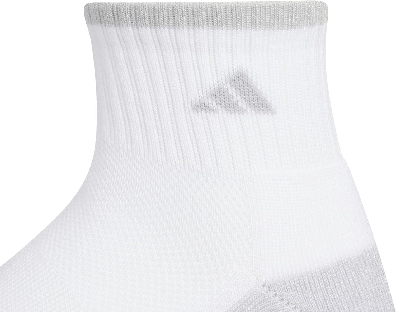 image:imageadidas Mens Cushioned X Socks 3 Pairs Multiple Heights Durable amp ComfortableWhiteClear Onix GreyQuarter4