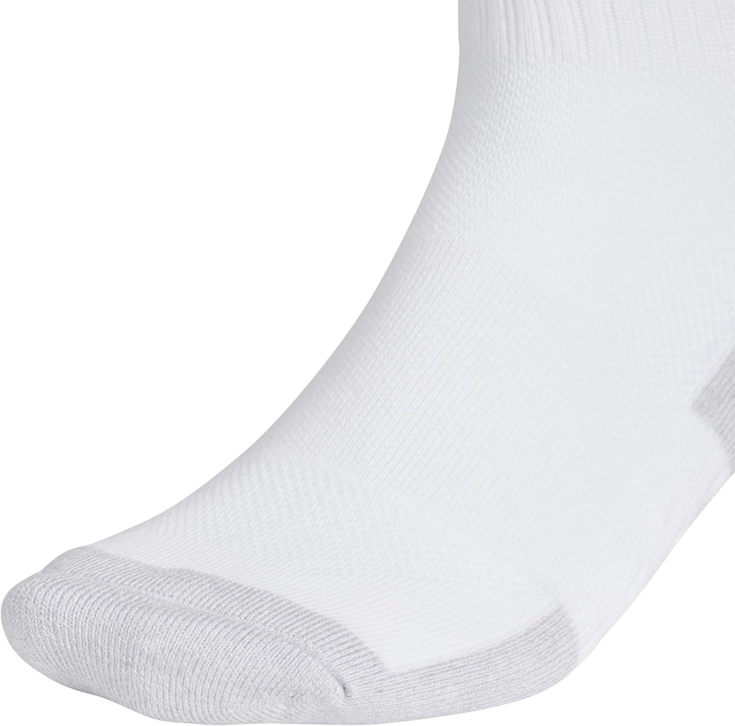 image:imageadidas Mens Cushioned X Socks 3 Pairs Multiple Heights Durable amp ComfortableWhiteClear Onix GreyQuarter4