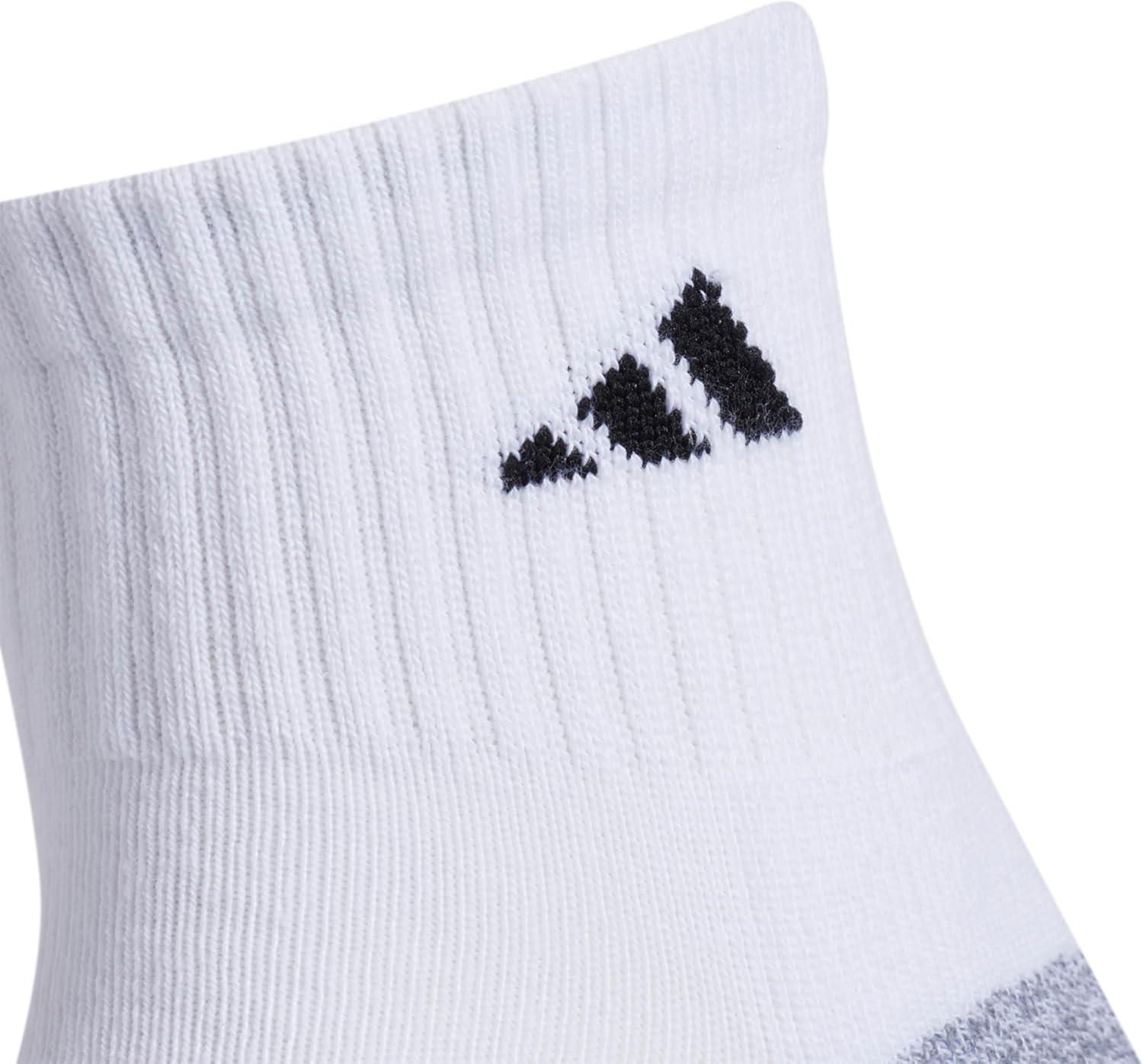 image:imageadidas Mens Cushioned X Socks 3 Pairs Multiple Heights Durable amp ComfortableWhiteGreyOrbit Indigo BlueQuarter3