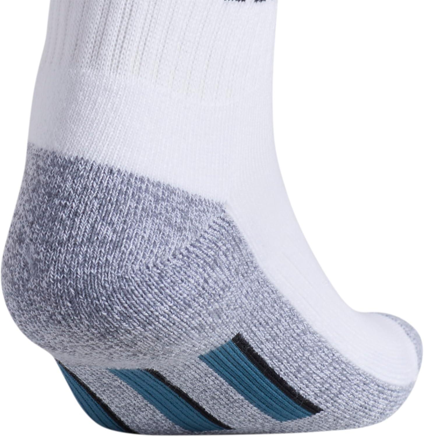 image:imageadidas Mens Cushioned X Socks 3 Pairs Multiple Heights Durable amp ComfortableWhiteGreyOrbit Indigo BlueQuarter3