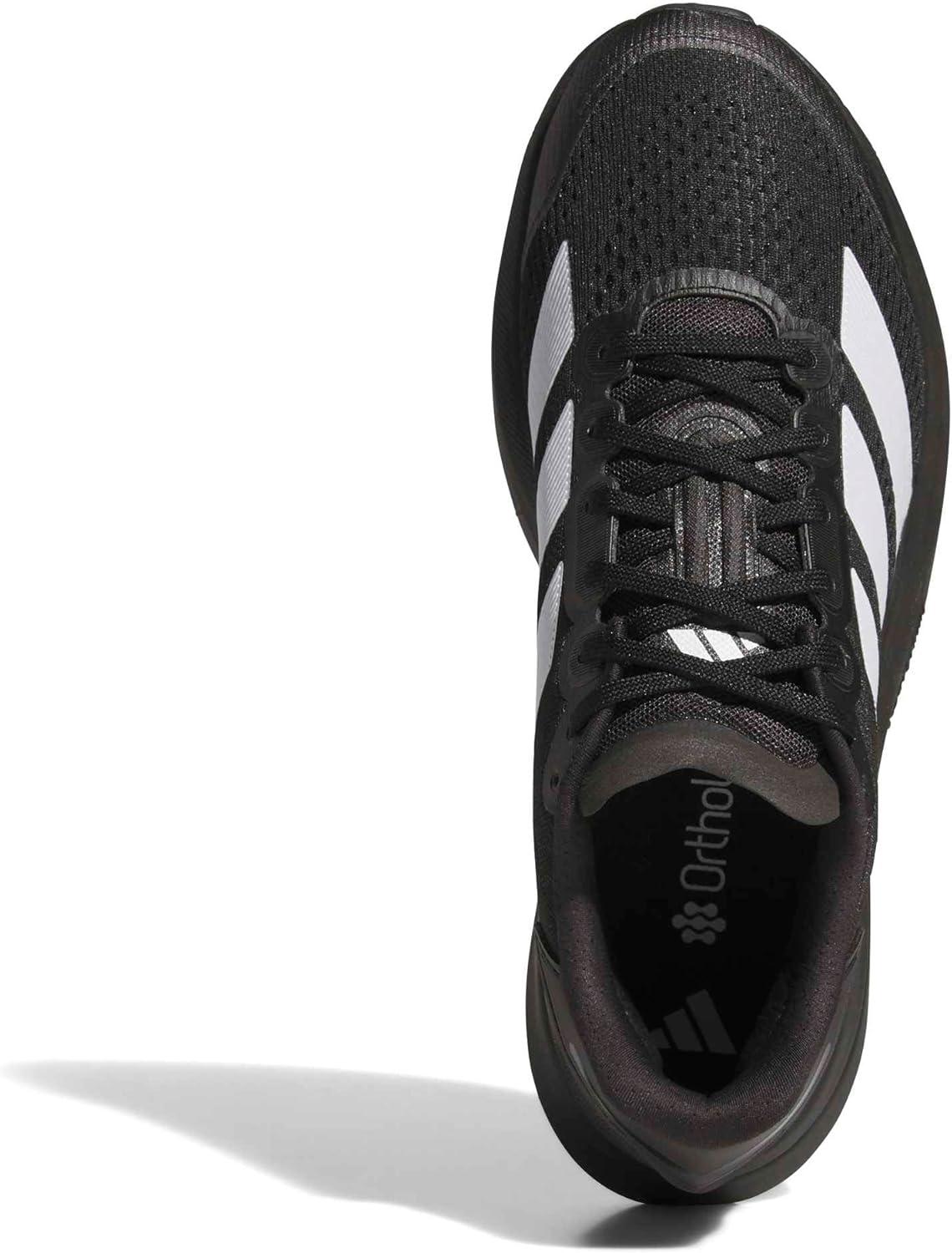 image:imageadidas Mens Duramo Speed 2 Running ShoeBlackWhiteCarbon