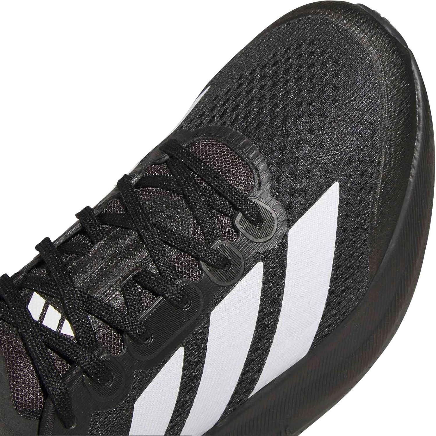 image:imageadidas Mens Duramo Speed 2 Running ShoeBlackWhiteCarbon