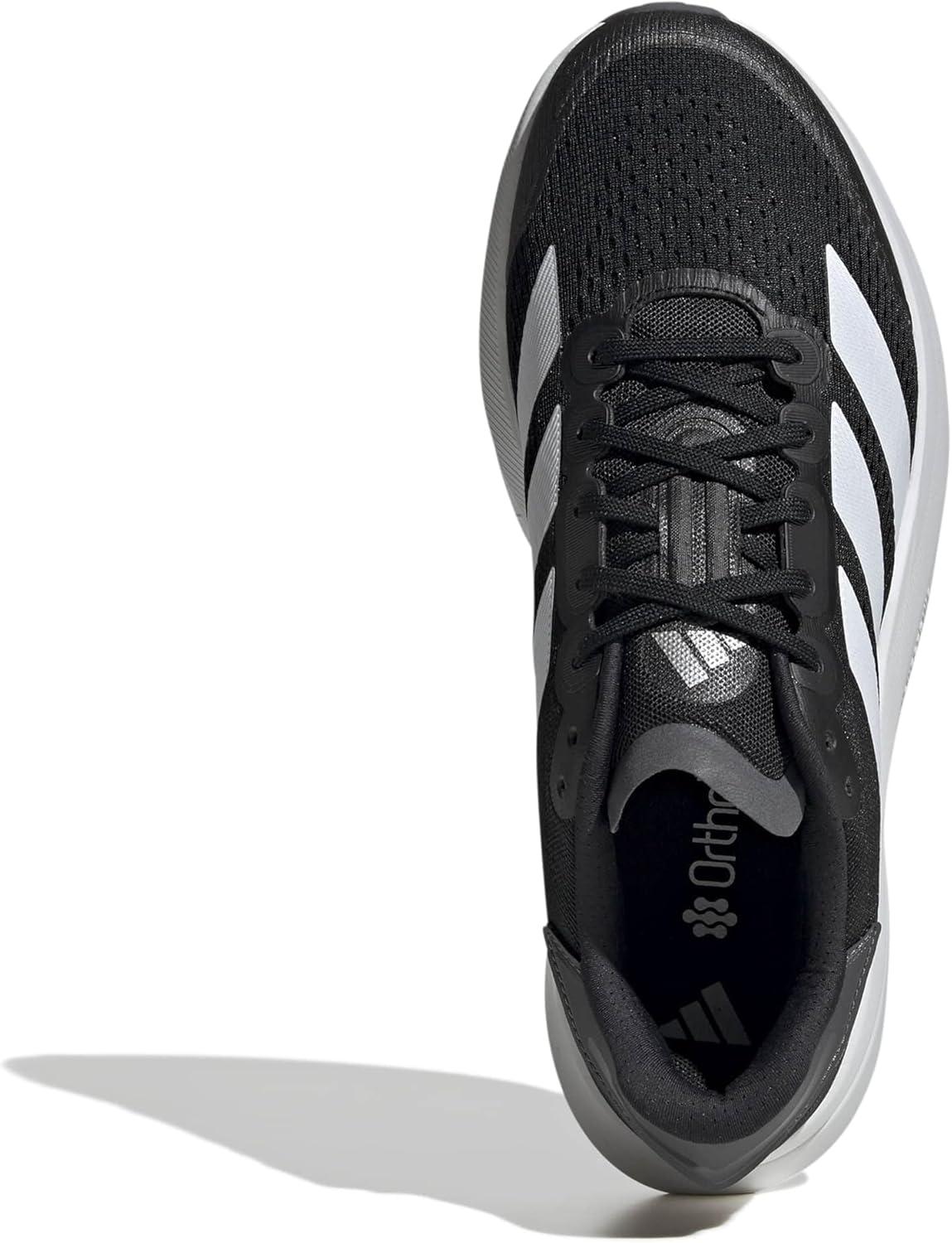image:imageadidas Mens Duramo Speed 2 Running ShoeBlackWhiteGrey
