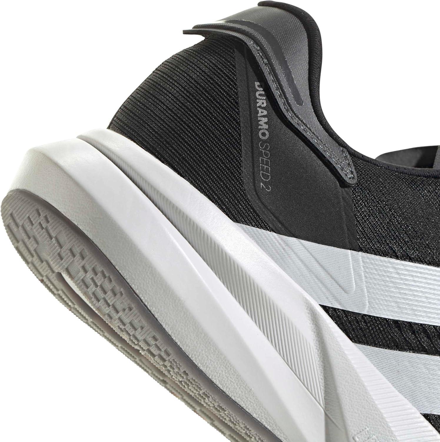 image:imageadidas Mens Duramo Speed 2 Running ShoeBlackWhiteGrey
