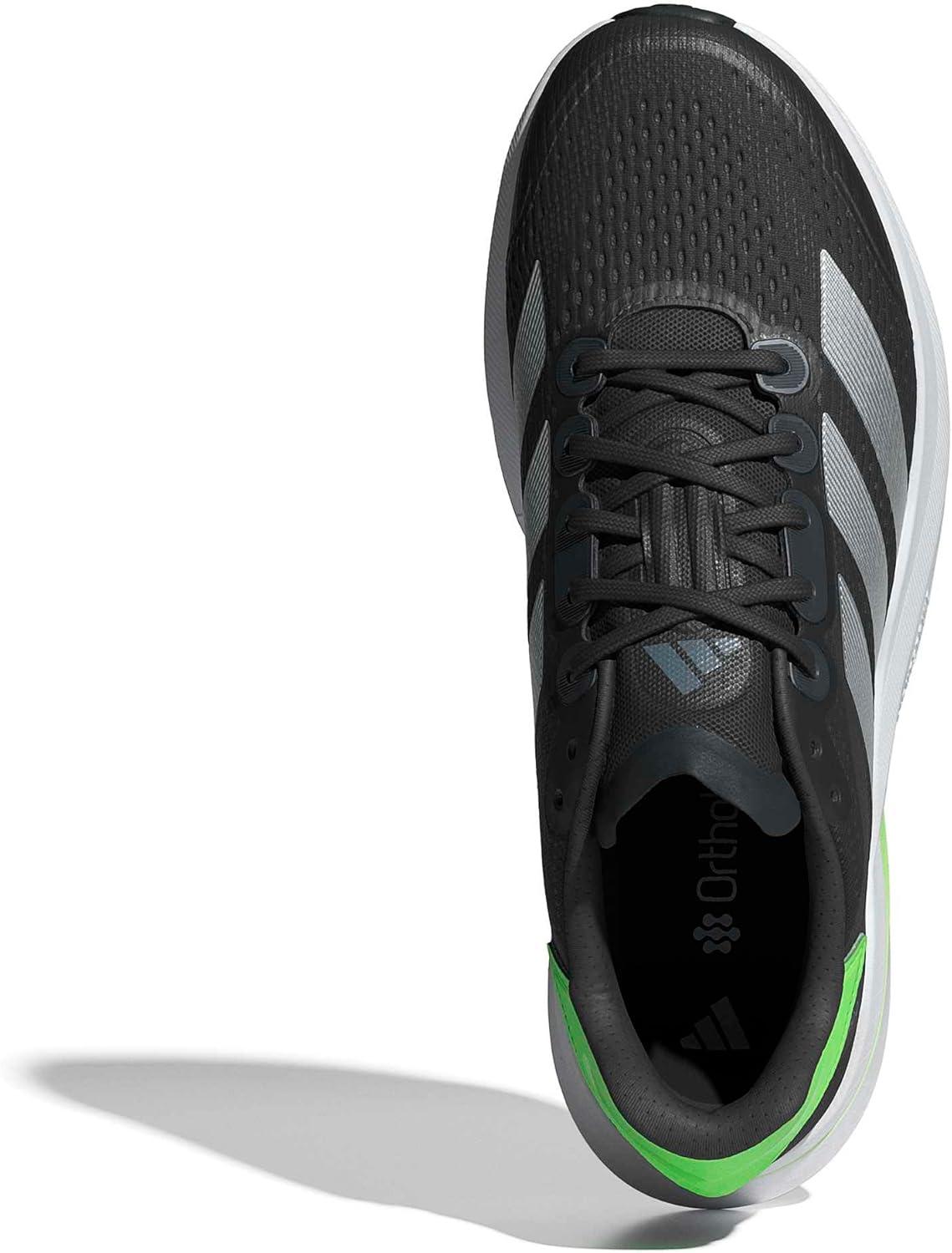 image:imageadidas Mens Duramo Speed 2 Running ShoeCarbonMatte SilverLime Burst